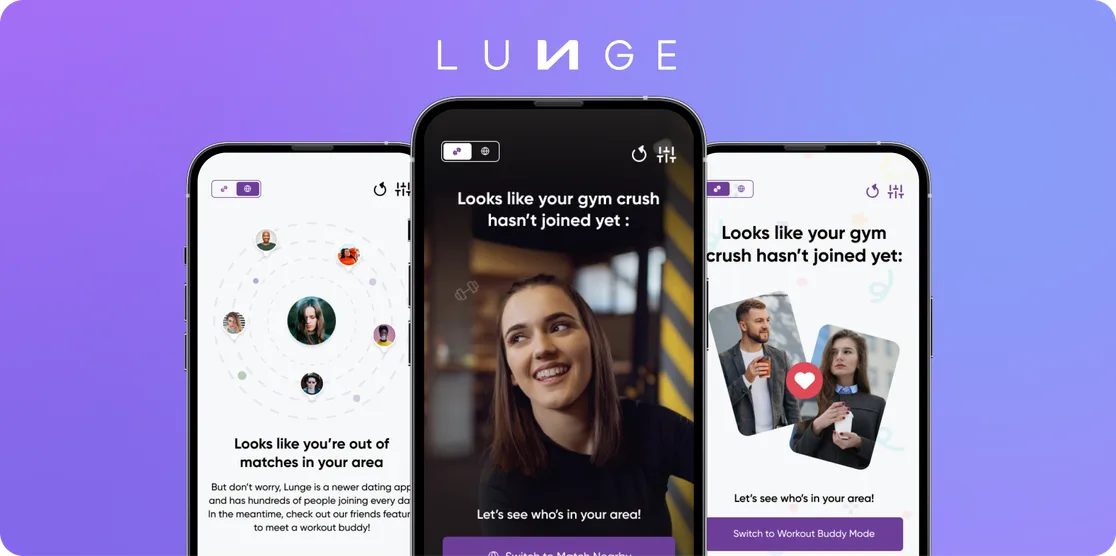 Lunge — the dating app helping gym lovers find their match and their PRs